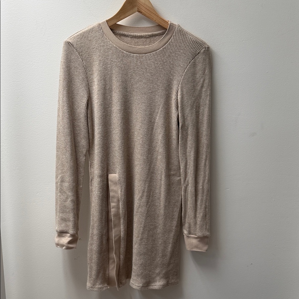 Elegant Beige Women's Sweater